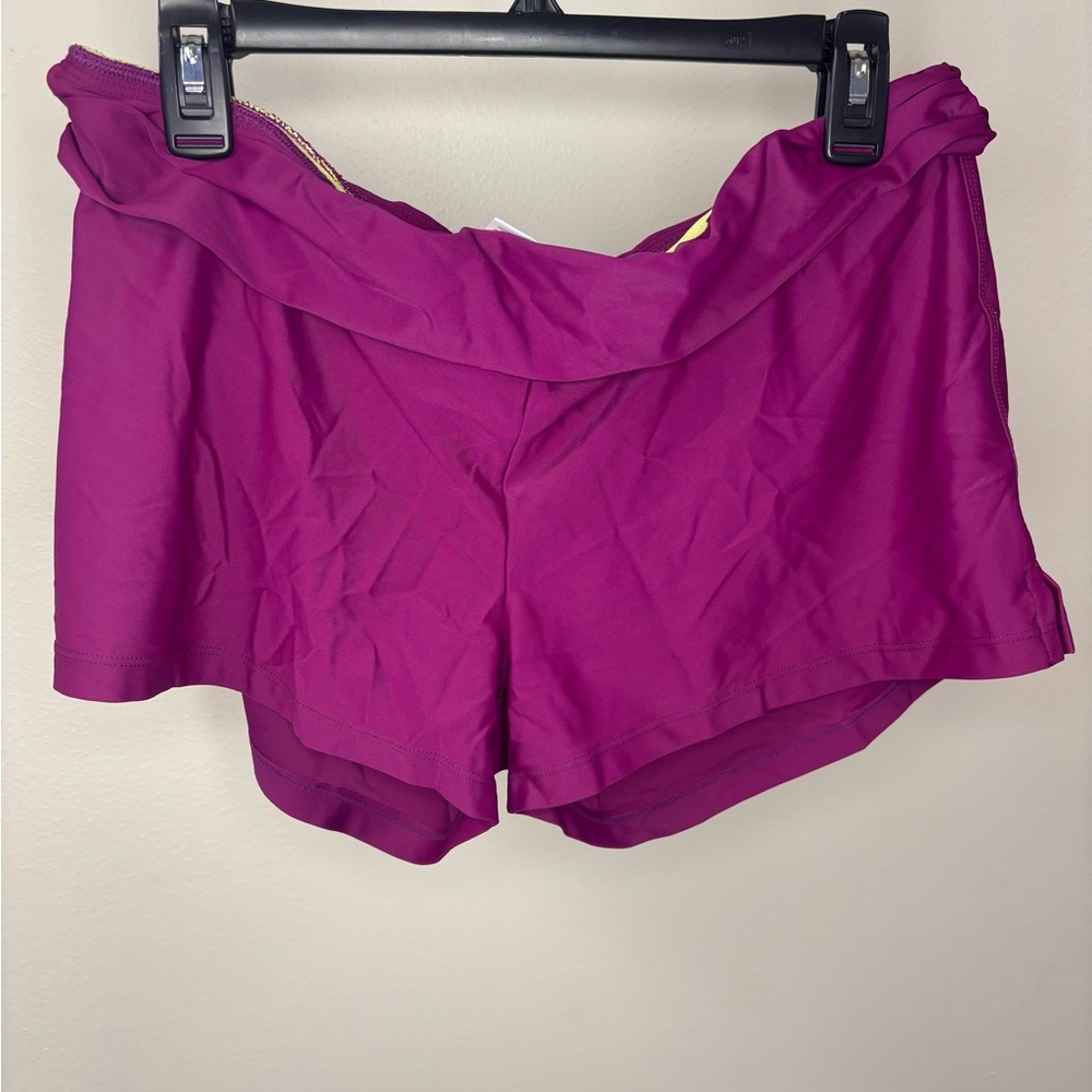 Athleta Women's Magenta Swim Shorts Size Large